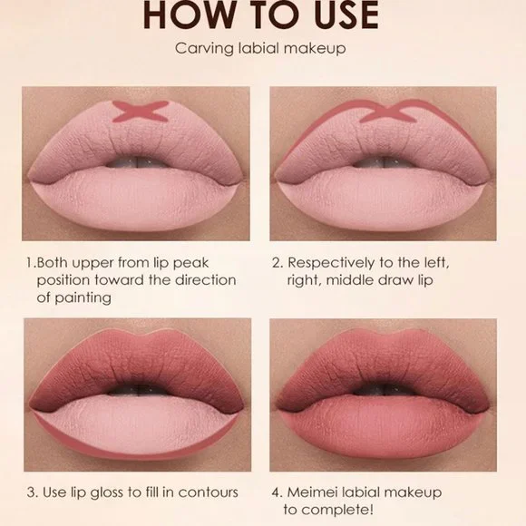 12Pcs Matte Liquid Lipstick + Lip Liner Pens Set - Picture 5 of 7